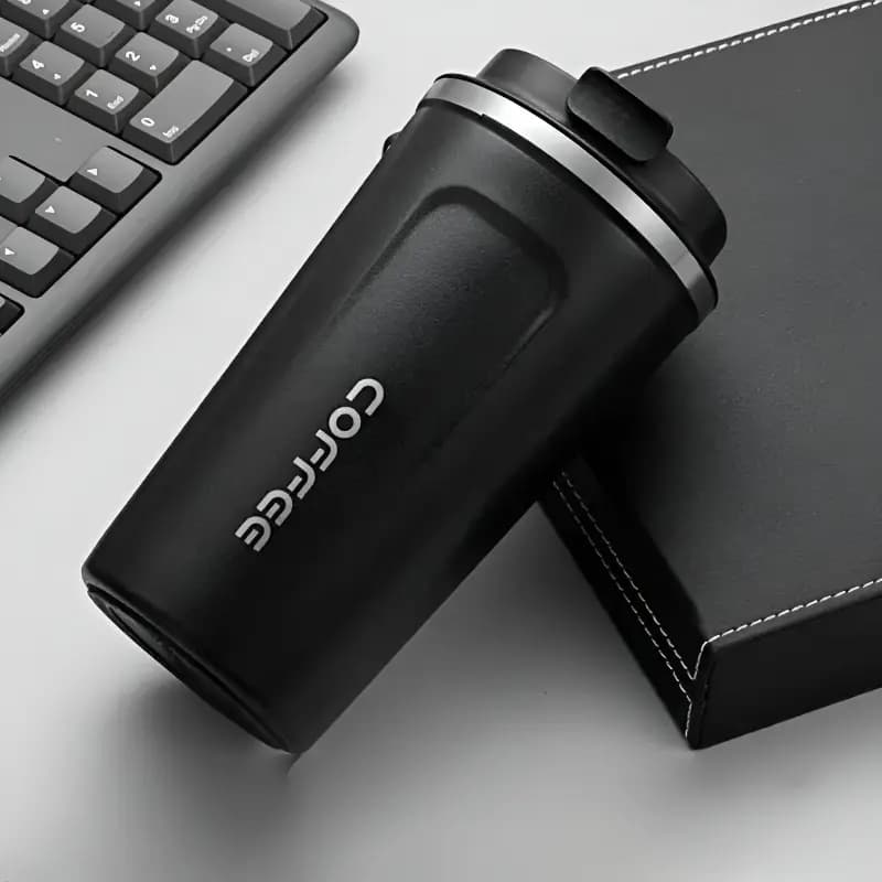 Stainless steel coffee mug