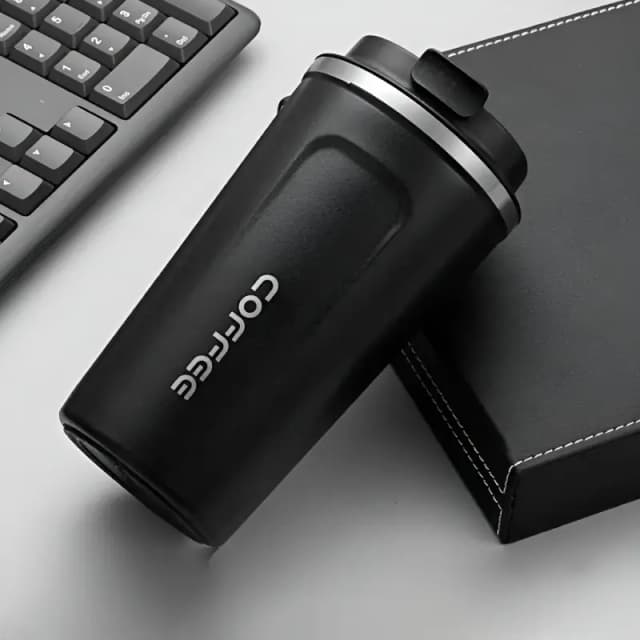 Stainless steel coffee mug