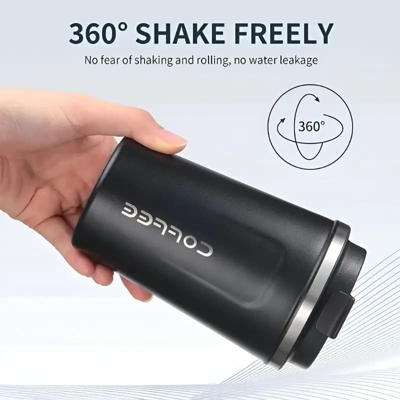 Stainless steel coffee mug