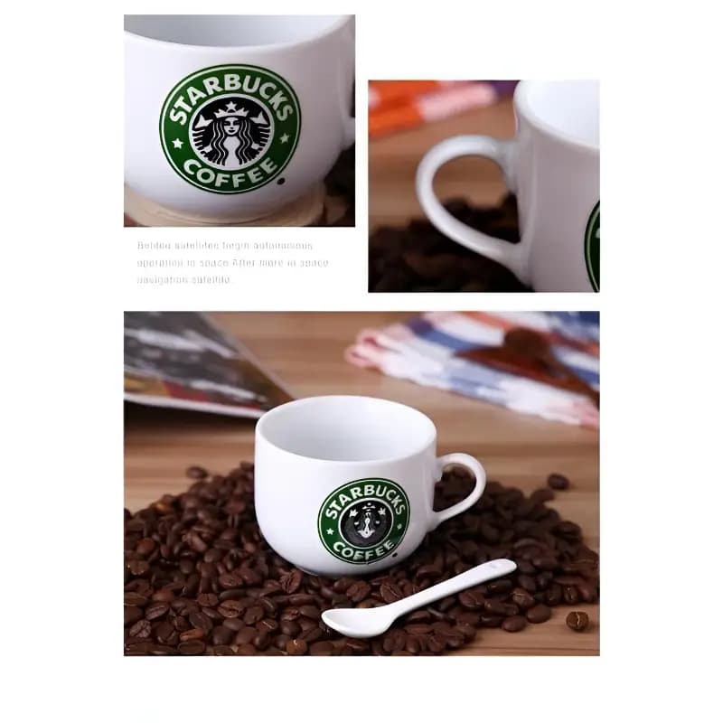 Coffee cup with spoon