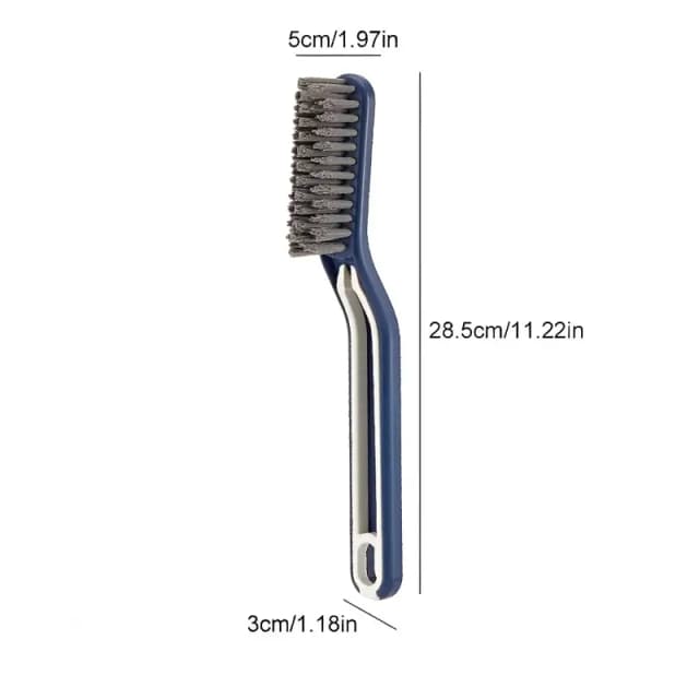 One piece multi functional cleaning brush
