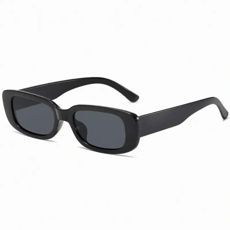 Square frames sunglasses (black)