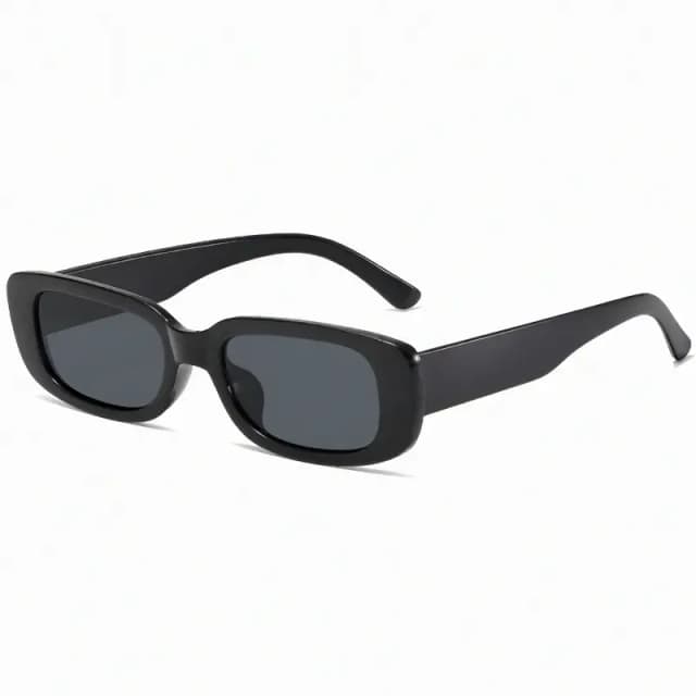 Square frames sunglasses (black)