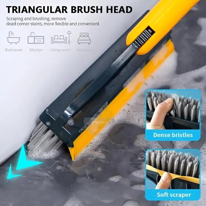 Two in one scrubber and cleaning brush